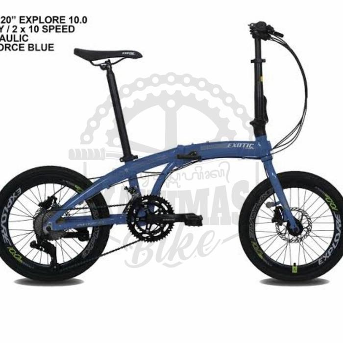 SEPEDA LIPAT 20" EXOTIC EXPLORE 10.0 20 SPEED - Banana Yellow