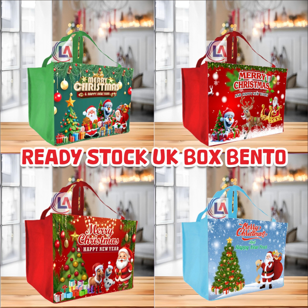 TAS READY STOCK NATAL MUAT BENTO/TAS NATAL/TAS TAHUN BARU/TAS READY STOCK/TAS NATAL MURAH/TAS NATAL 