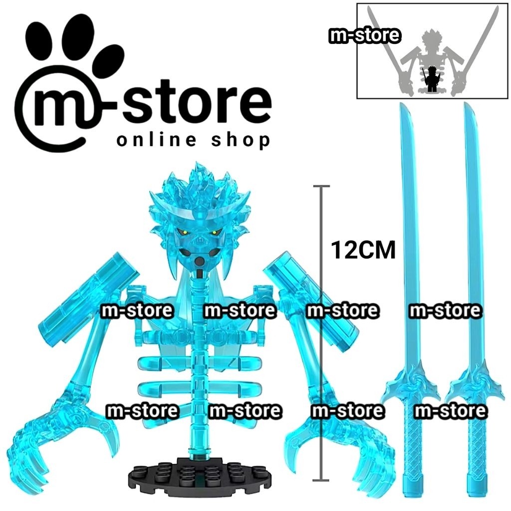 mainan edukasi naruto karakter besar susanoo kakashi hatake