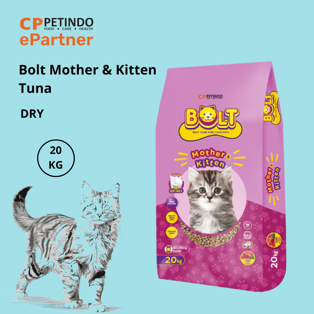 CPPETINDO Bolt Mother Kitten Tuna 20kg