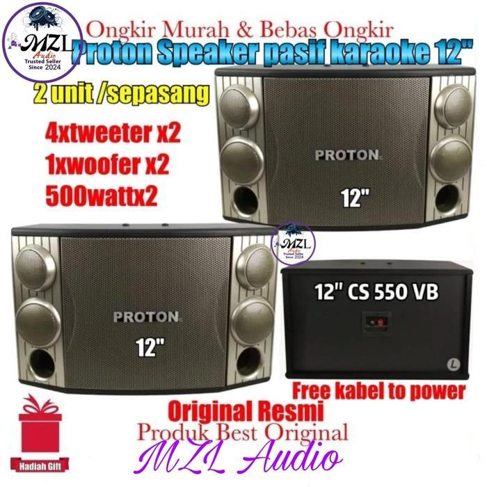 speaker Karaoke Sound 12 inch Ploton cs550v New original 4 x tweeter woofer 12 inch