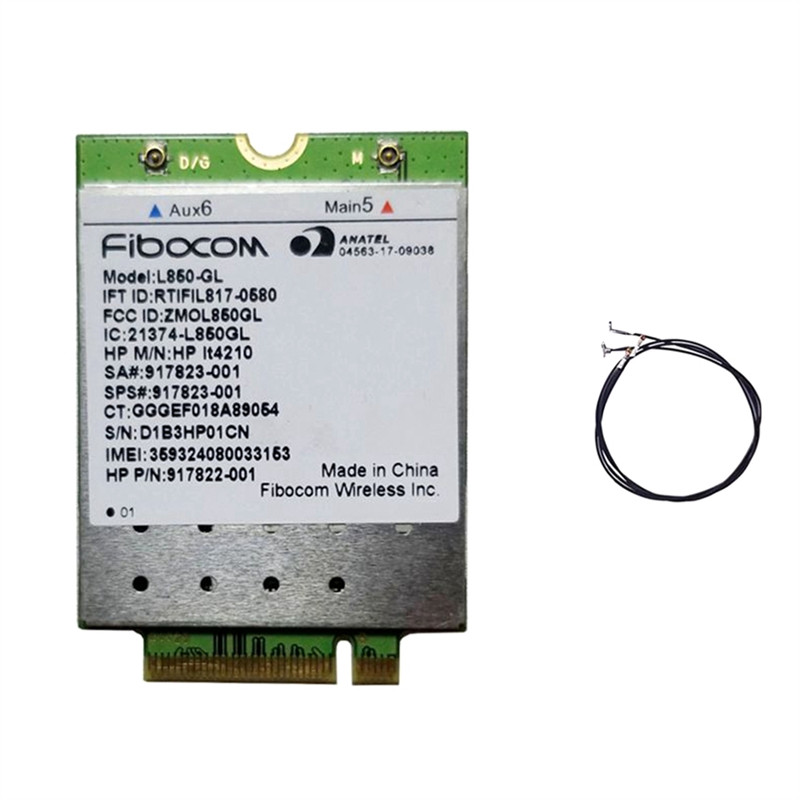 SuperiorL850GL LT4210 FDDLTE TDDLTE 4G Card 4G Module SPS917823001002 For 430 440 450 G5 Notebook