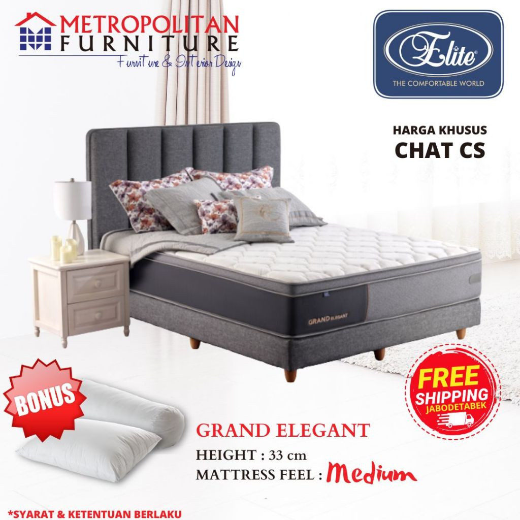 PROMO SALE Kasur Springbed Elite Grand Elegant Spring bed matras
