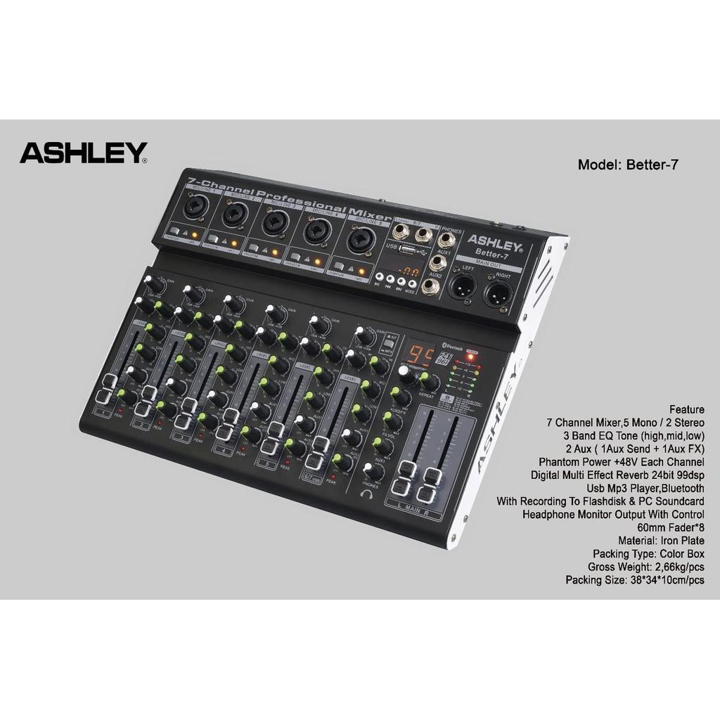Mixer Audio ASHLEY BETTER 7
