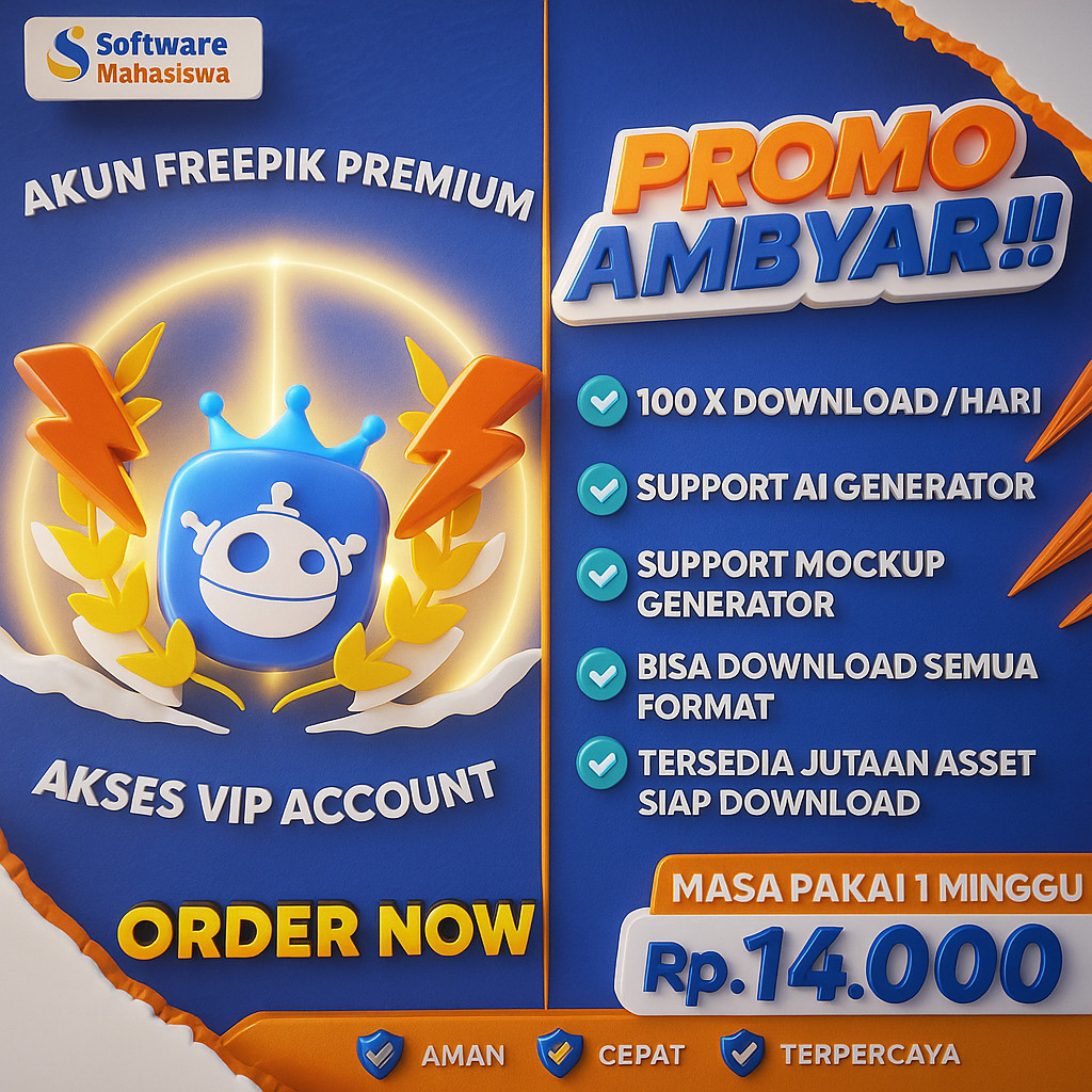 [BEST DEAL] Freepik | freepik premium | freepik 1 bulan | Anti Error Termurah