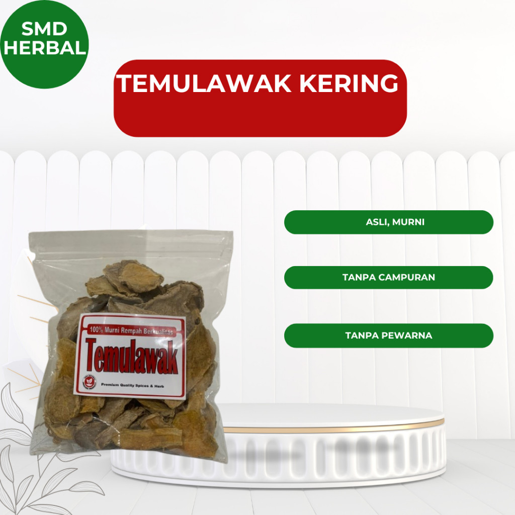 Temulawak Kering / Empu Temulawak Kering [ 100 gram]