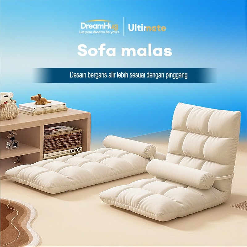 hanarayun - READY STOCK sofa lipat Ultimate Sofa Malas dengan Pinggang Sofa Lesehan Lipat Jumbo  Kur
