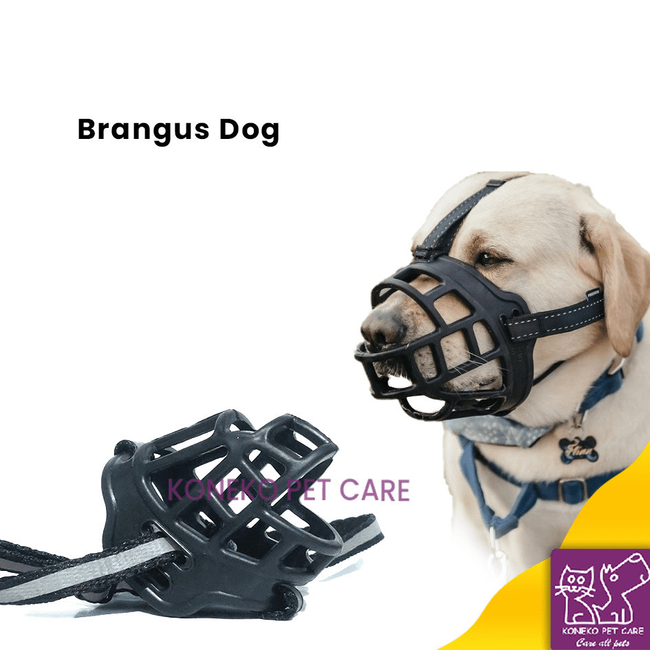 Brangus Muzzle Masker Anjing All size