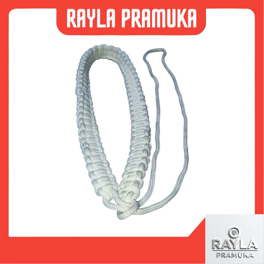 Talikur Putih Kecil Polisi Cilik (Pocil) Tali Peluit Pramuka