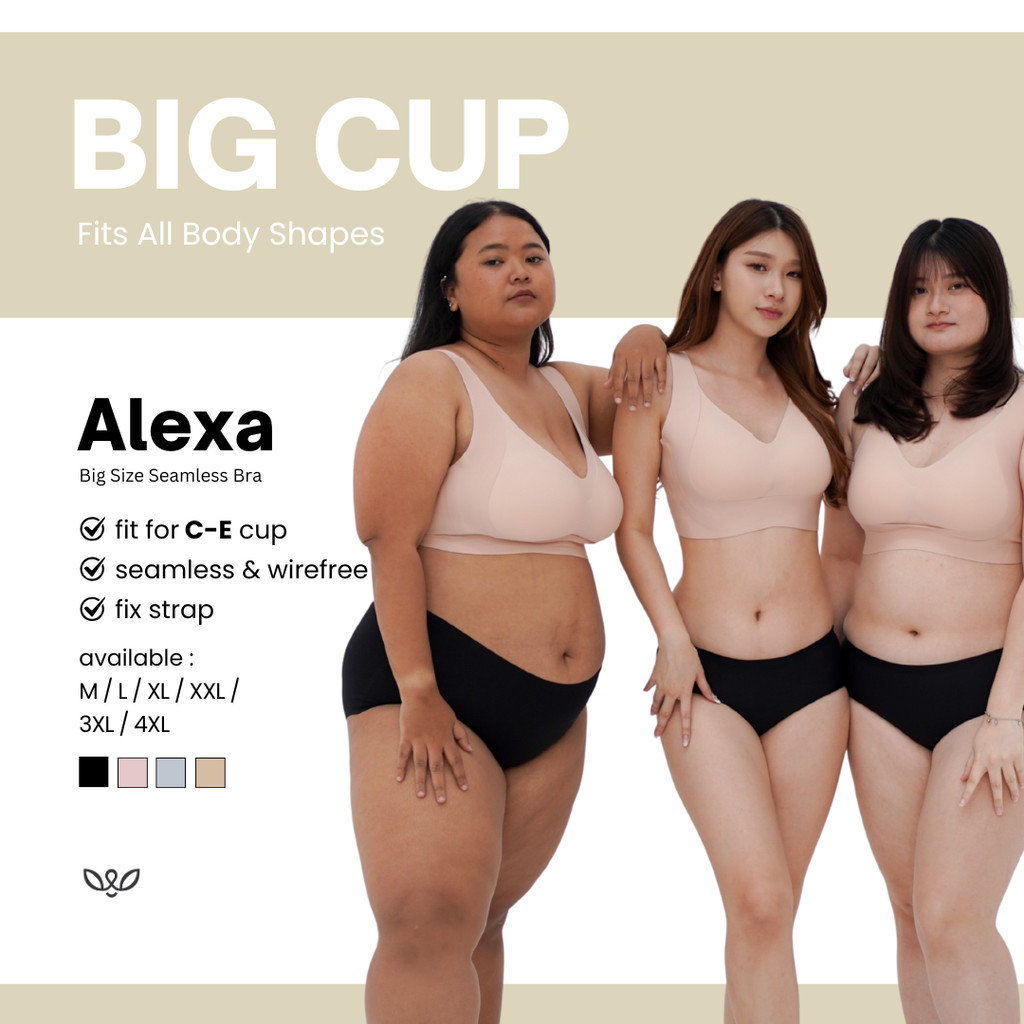 ALEXA BIG SIZE SEAMLESS BRA