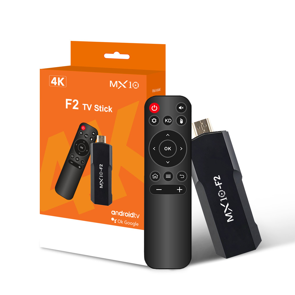 tv sticks 1gb 8gb 1 unit android 2024 stb mx10 F2 tv box android 4k eu android tv stick