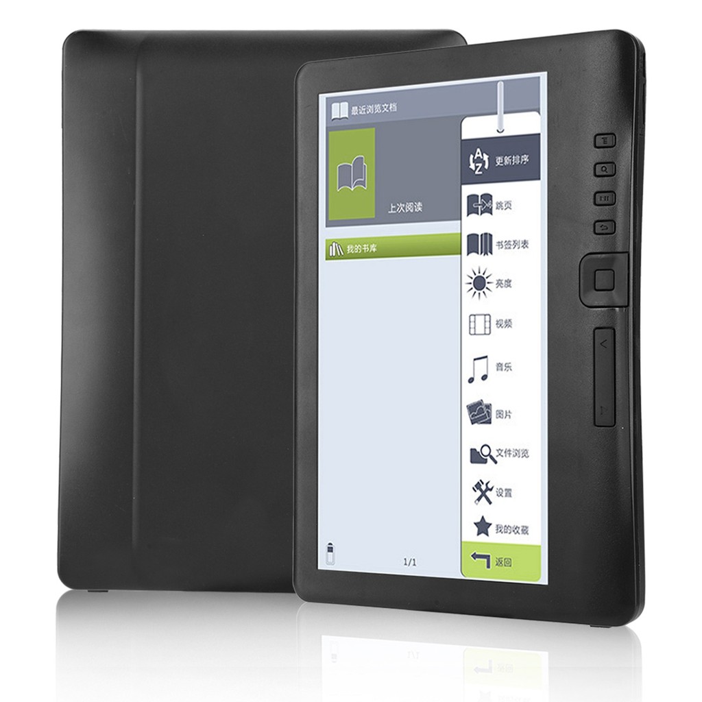 BK7019 Portable 7inch Ebook Reader Colorful Screen Supports Memory Card E‑book gital Book Read E‑boo