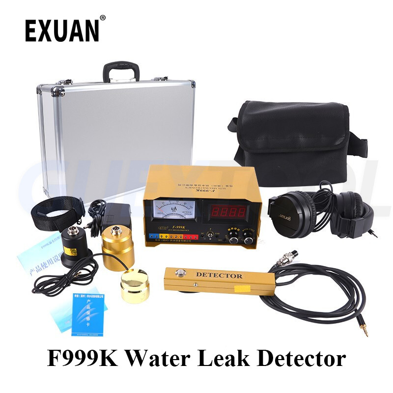 F999K Professional Water Leak Detector Pipe Leak Detection trument For Water Pipe Leakage Floor Heat