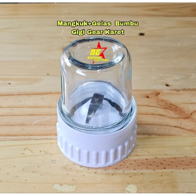 SET GELAS BUMBU KACA BLENDER NASIONAL VIVA DRY MILL BLENDER SANEX ADVANCE GMC TRISONIC AIRLUX