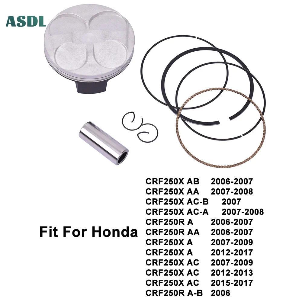 78mm STD Motorcycle Engine Piston and Piston Rings Kits for Honda CRF250X AB AA AC-B AC-A CRF250R A 