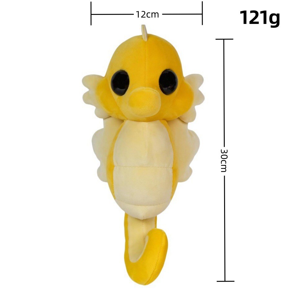 25cm Anime Adopted Me Pet Bat Dragon Plush Toy Adopt Me Shadow Dragon Dog Stuffed Animal Doll Soft P