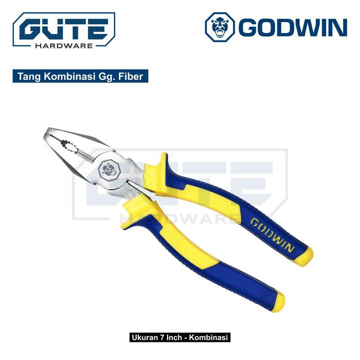 GUTE GODWIN Tang Kombinasi Tang Lancip Tang Potong – Multiguna - GODWIN Kombi 7