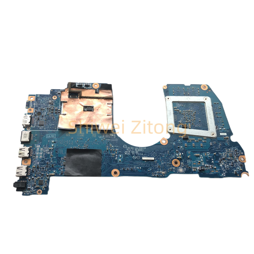 I78750H GTX1050TI 4G For Dell G3 3579 Laptop Motherboard CAL53 LAF611P CN0M5H57 0M5H57 M5H57 Complet
