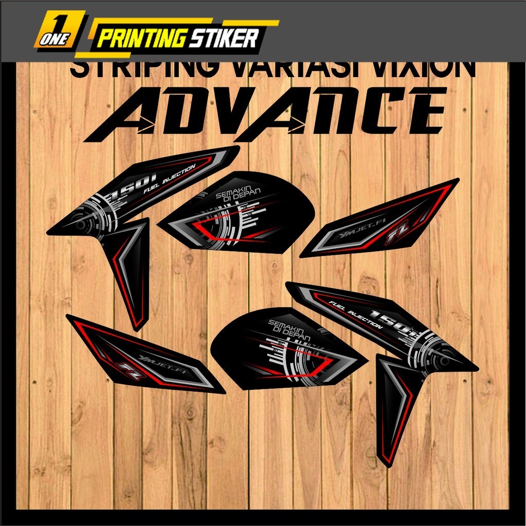 STRIPING VARIASI MOTOR VIXION ADVANACE VARIASI STICKER MOTOR VIXION