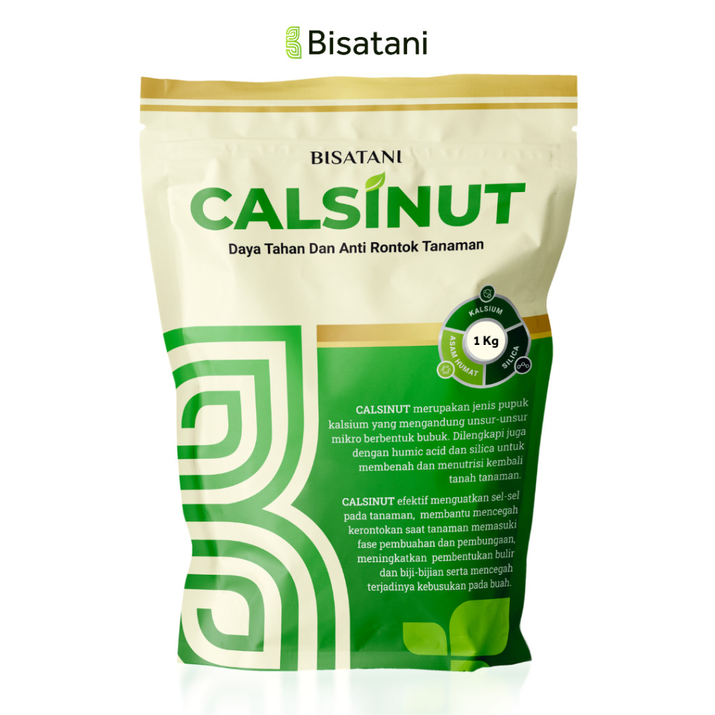 SALEBisatani -  Pupuk Kalsium (Calsium) Plus Silika CALSINUT Mencegah Rontok Daun dan Bunga Pada Tan