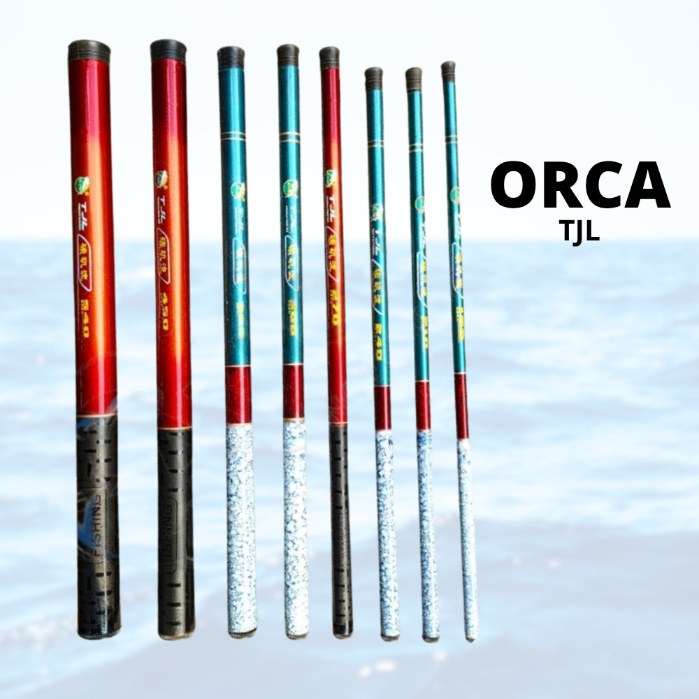 Joran Tegek Fiber Orca TJL Mentah Panjang 450cm