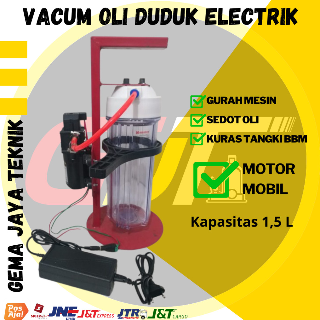 Vacum Carbon Cleaner Alat Sedot Oli Gurah Mesin Elektrik Sedot Oli