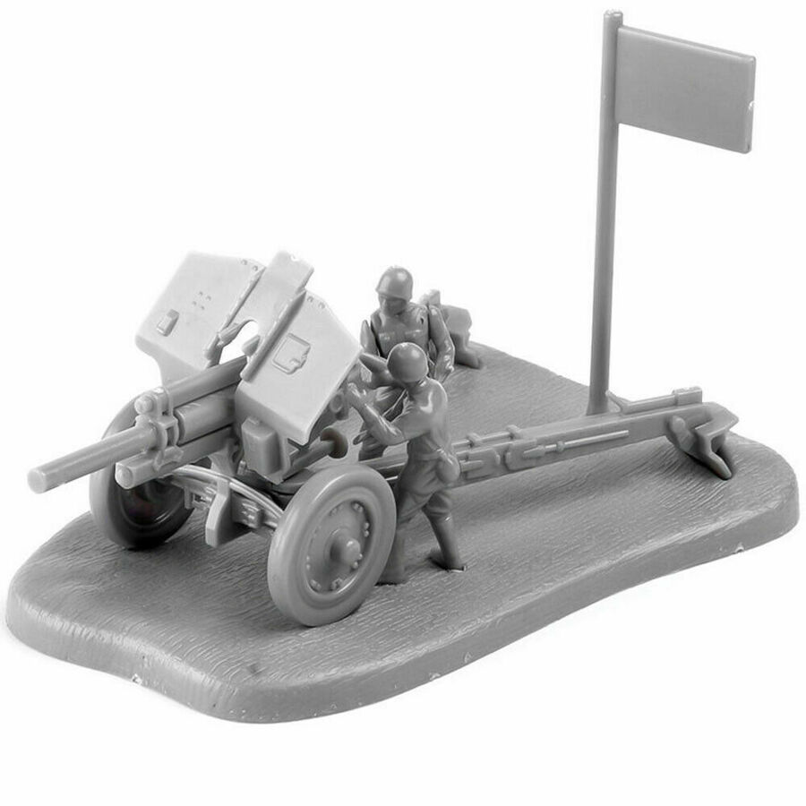 1/72 Static Scenario PAK40 Anti Tank Gun M1938 4D Plastic Assemble Cannon Model Puzzle Toy