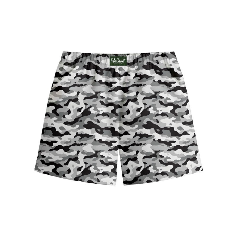 BEST SELLER 1 - BOXER PRIA WANITA | CELANA DALAM PENDEK KOLOR BOXSER PANTAI BAHAN KATUN CELANA ARMY