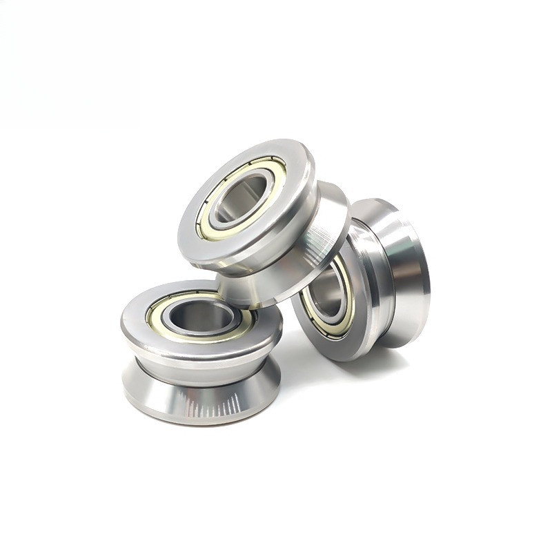 2PCS LV20114 ZZ Bearing 12x399x18 mm V Groove Guide Roller Bearings LV20114 LV20114Z ZZ Traces walki
