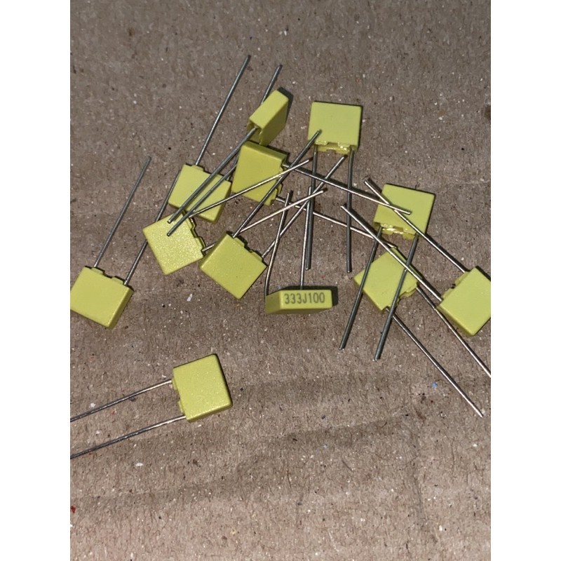 kapasitor 333 33nf 100volt mkm  ready