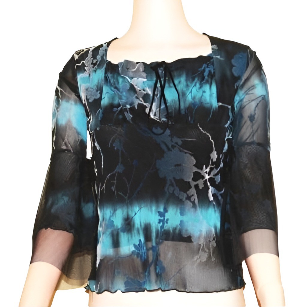 Baju Blouse Atasan Pesta/Penyanyi/Singer/Panggung Glamour Wanita