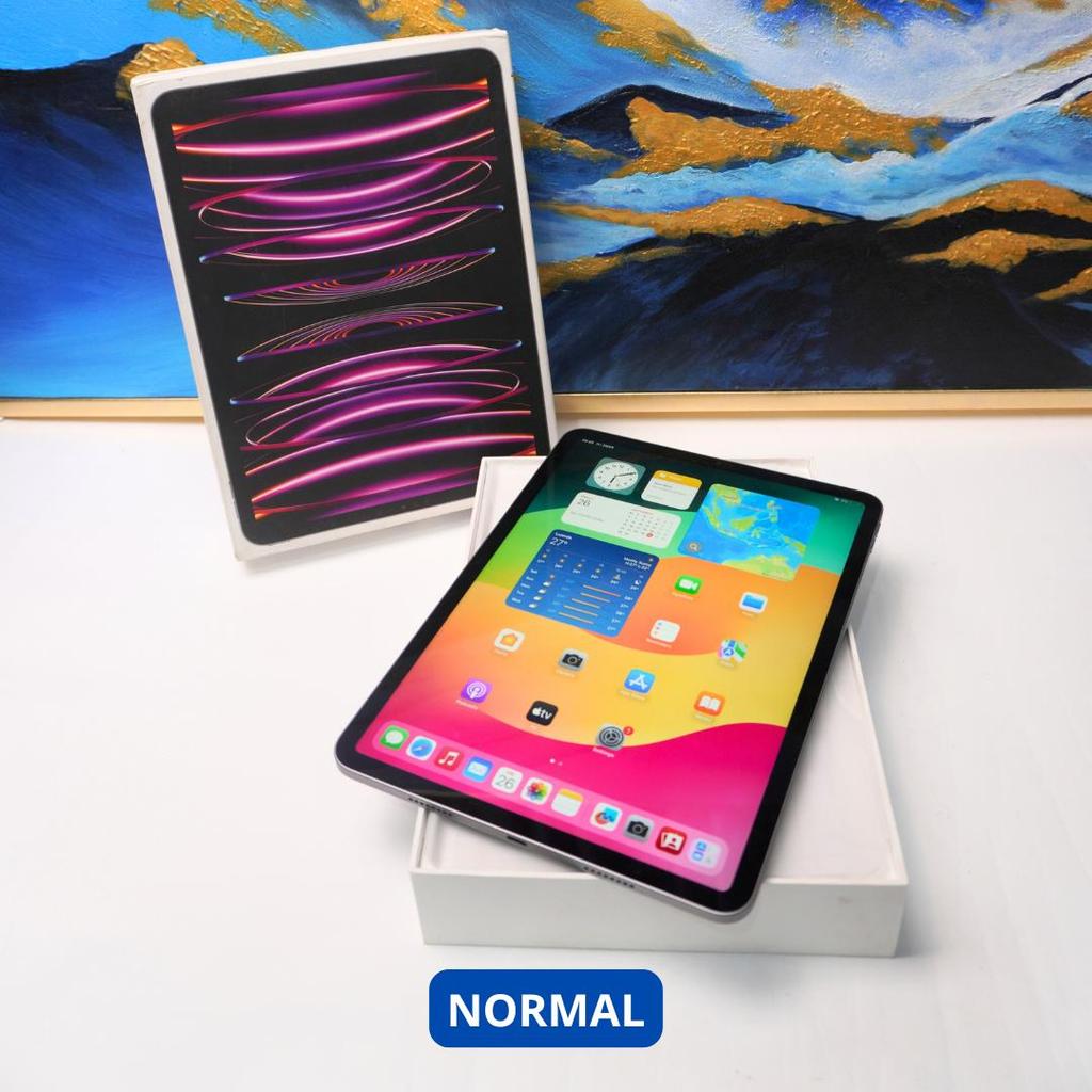 APPLE IPAD PRO 11 INCH WIFI 128 GB (GEN 4, 2022) TAB SECOND ORIGINAL SINAR MUTIARA CELL