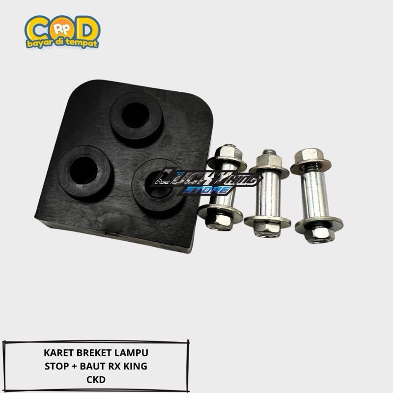 Karet breket lampu rem rx king bonus baut