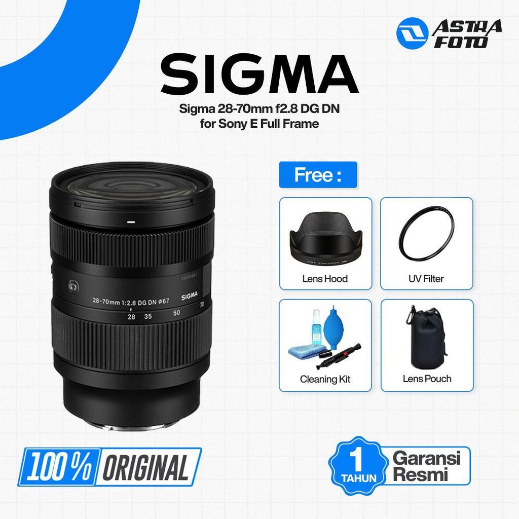 Sigma 28-70mm f2.8 DG DN for Sony E Full Frame Sigma 28 70 mm f/2.8 Garansi 1 Tahun