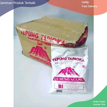 tepung tapioka cap gunung agung dus / sagu gunung agung 1dus