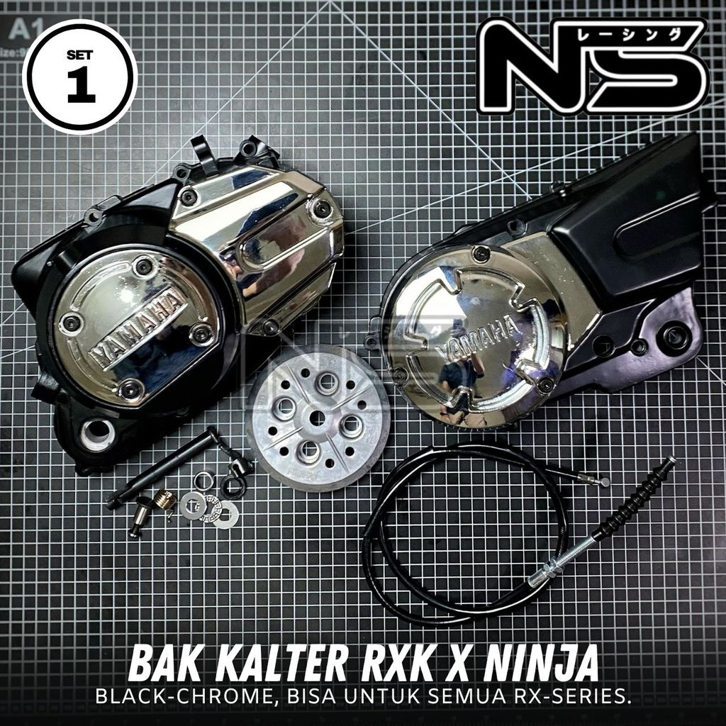 BAK KALTER RX KING NINJA DOFF GLOSSY ABU ABU | BAK MESIN RX KING | BAK KOPLING RX KING