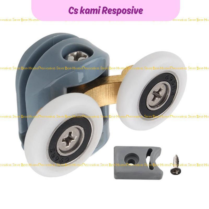 MM 12PD Adjustable Cabins Pulley Shower Door Rollers Runner Upper Bottom Rollers