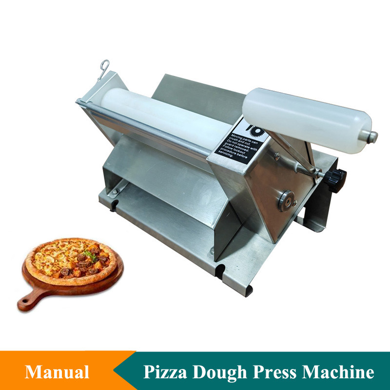 Adjustable Thickness Pizza Dough Press Machine Manual Dough Flattening Press Machine Household Pastr