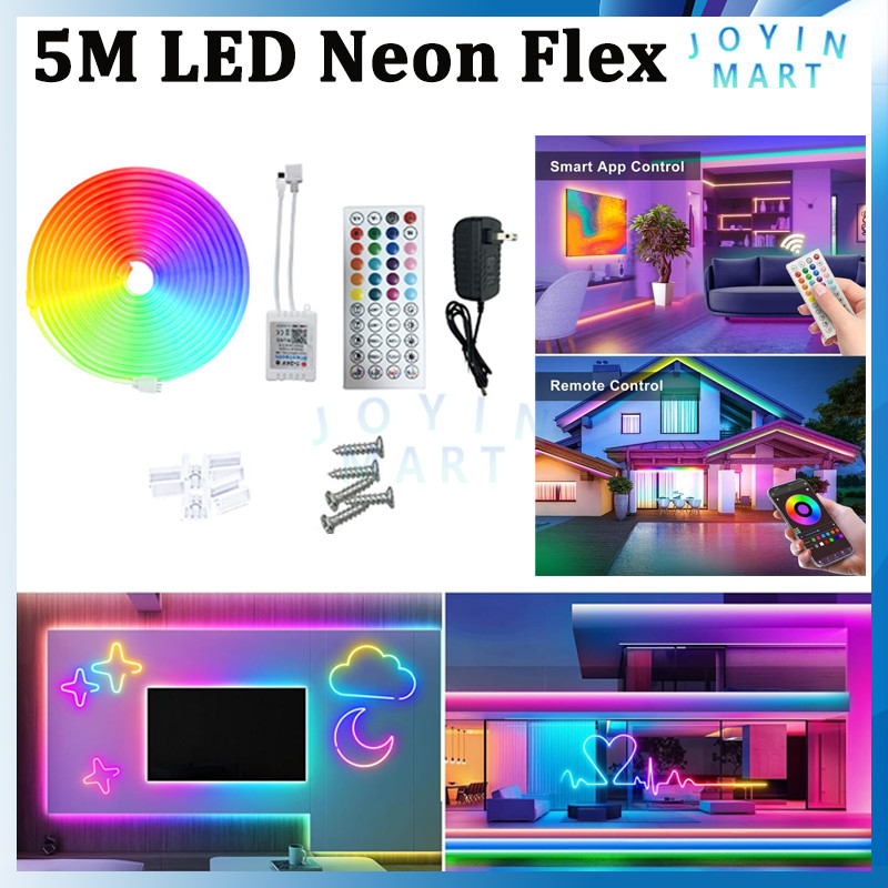 Lampu Neon Flex Running LED Remote 5m/ LAMPU LED STRIP SELANG OUTDOOR-INDOOR