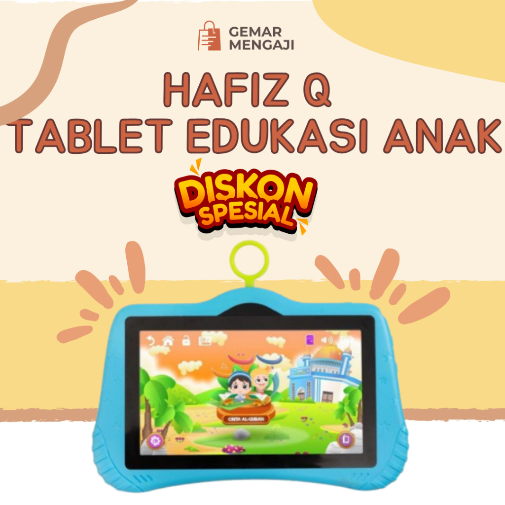 Al-Qolam Hafiz Q Tablet Belajar Anak Islami 7 Inch