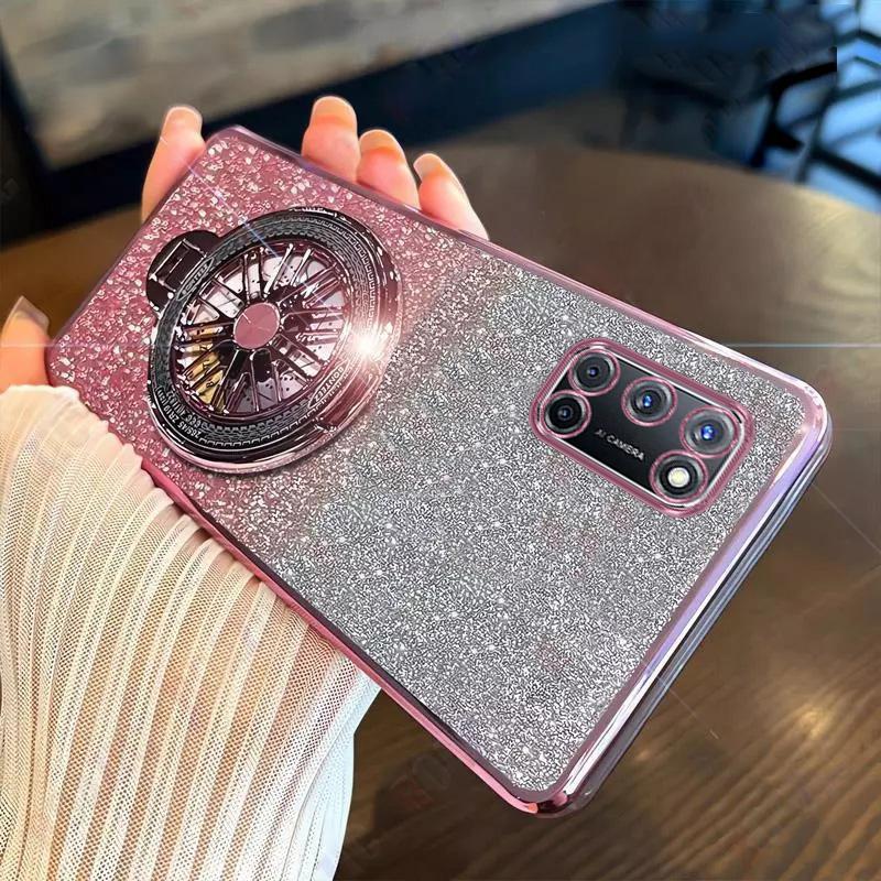 HP Soft Casing Untuk OPPO A52 Case Silikon Untuk OPPOA52 CPH2061 CPH2069 Casing berkilau Berlapis Ha