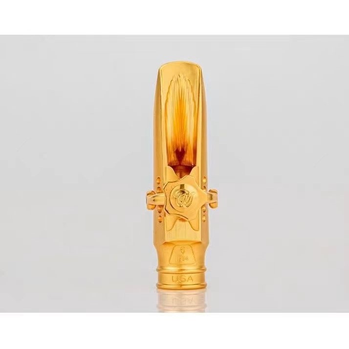 TTS USA Profession Tenor Soprano Alto Saxophone Metal Mouthpiece Gold Lacquer Mouthpiece Sax Mouth P