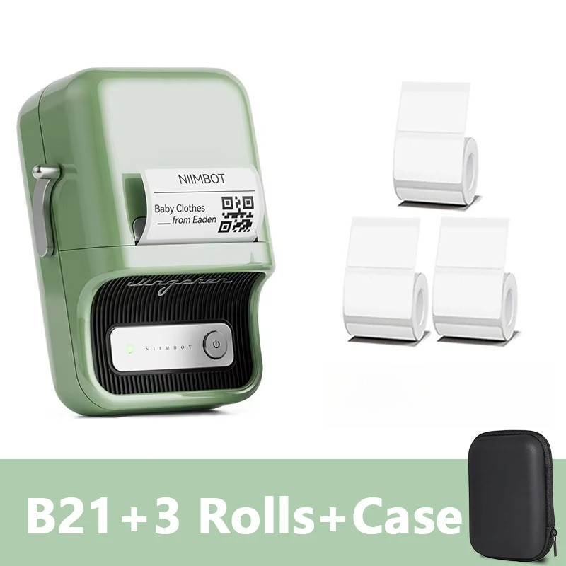 B21 Portable Thermal Printer Mini B1 Portable Stickers Pinter 2 Inch UV Adhesive Label Maker For Off