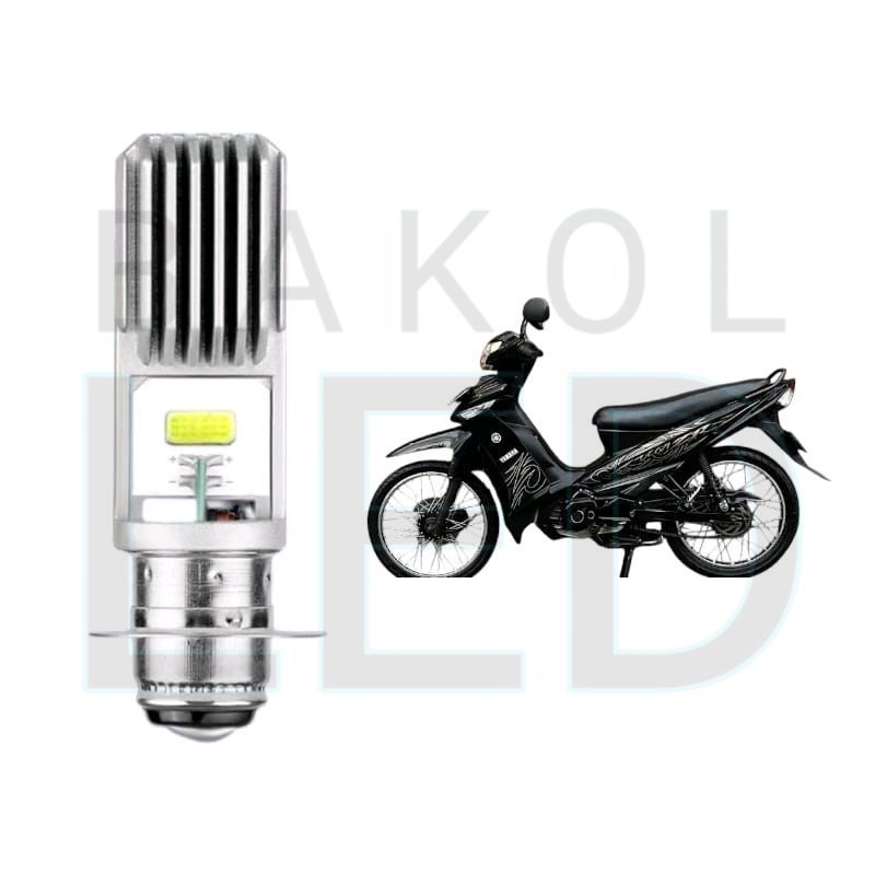1pcs Lampu depan LED H6 COB motor Yamaha VEGA ZR BL