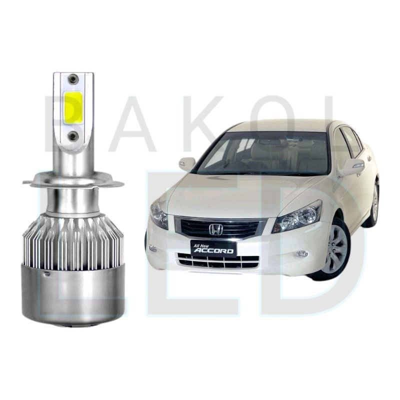 2pcs Lampu Utama Dekat LED HB4 COB Mobil Honda Accord CP2 BL