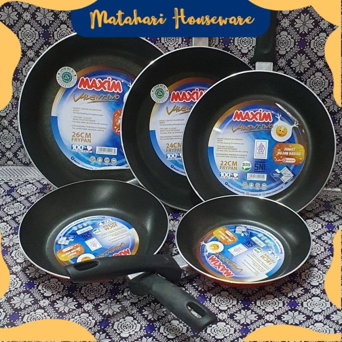 Kuali teflon maxim /kuali anti lengket / kuali dadar telur