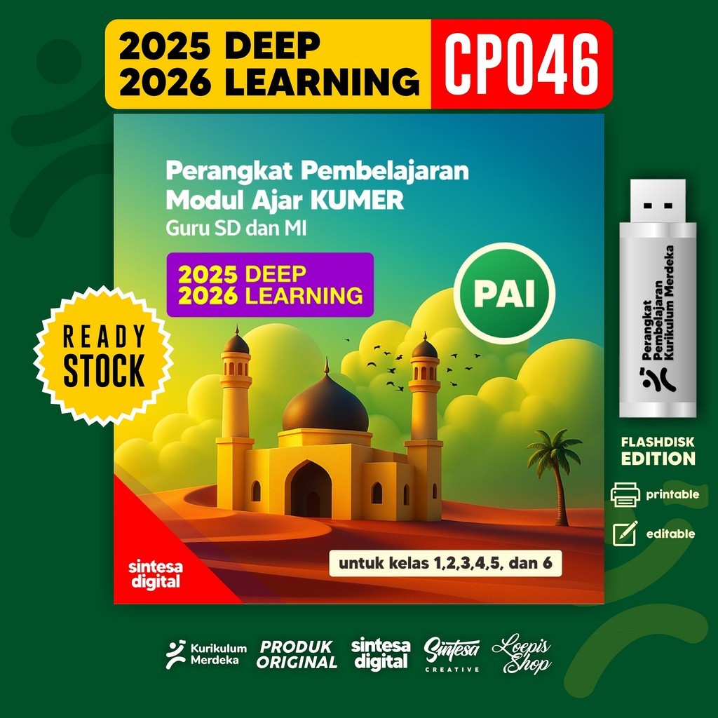 FD RPP MODUL AJAR KURIKULUM MERDEKA DEEP LEARNING PAI SD KELAS 123456 REVISI TERBARU CP 046 TA 2025-