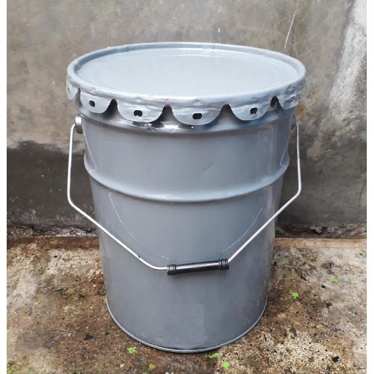 Tong Besi 20 Liter Tempat Bakar Sampah - Abu