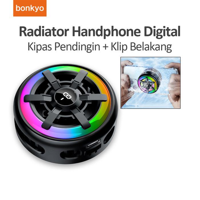 Bonkyo  DY28  Cooler HP Pendingin HP Tablet Cooling Fan Pendingin Kipas Magnetik Pendingin Hp Gaming