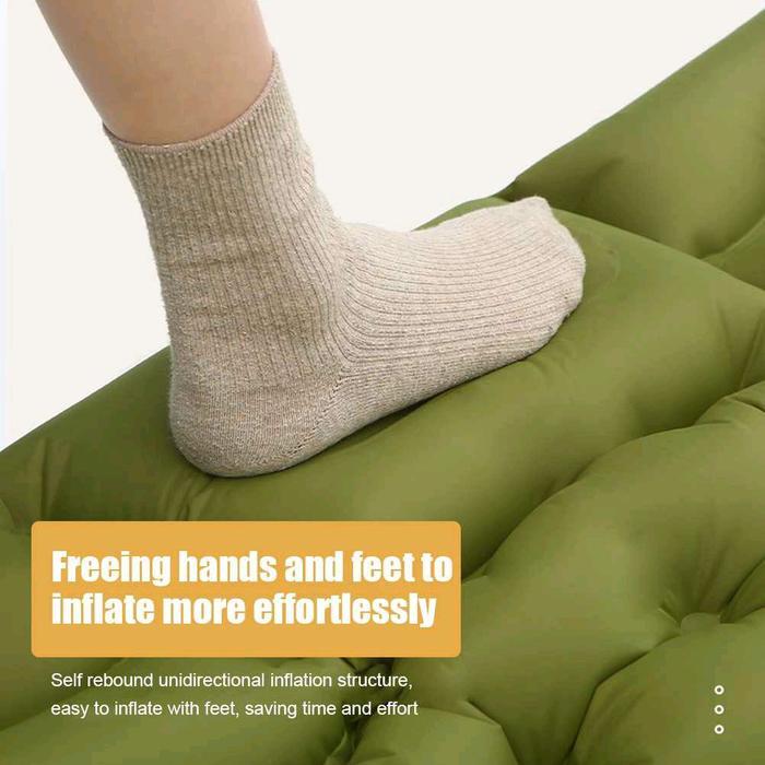 HUANQ Kasur Matras Angin Manual Sleeping Pad Waterproof Double - HQ-200